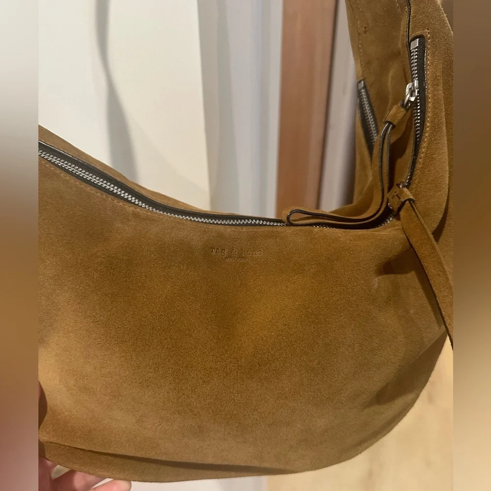 Rag & Bone Riser suede Crossbody/hobo Bag - Picture 2 of 15